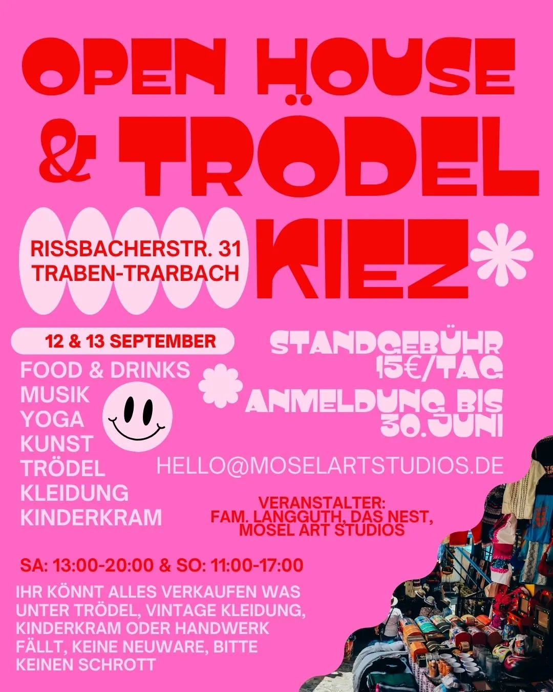 Openhouse & Trödelkiez Eintritt frei