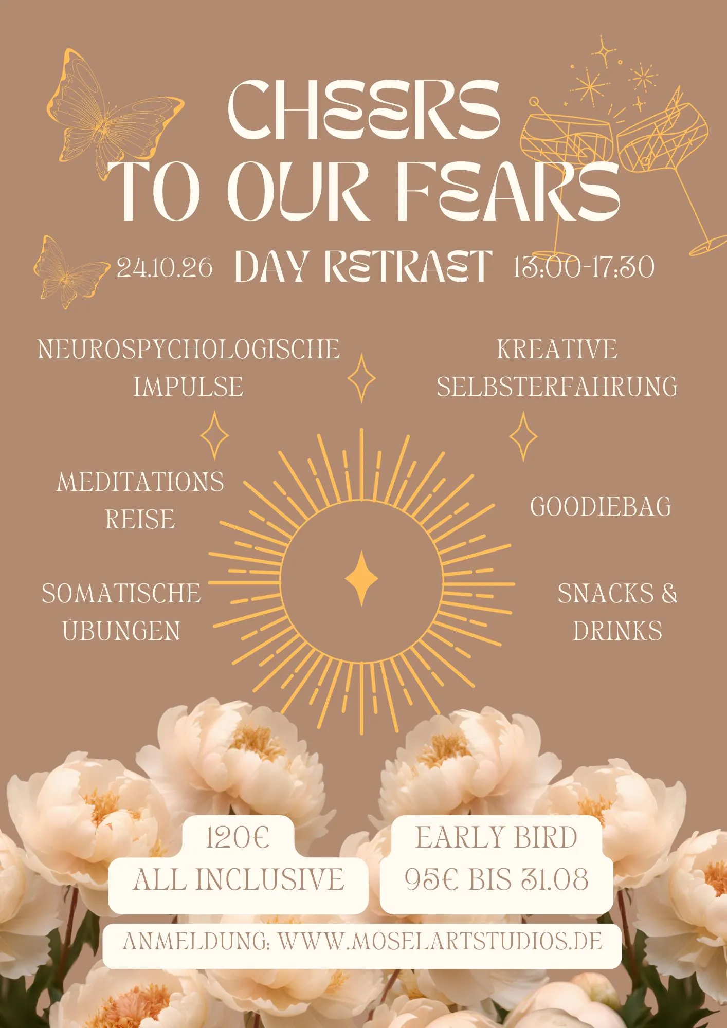 Cheers to our Fears ❤  Dayretreat ❤ 